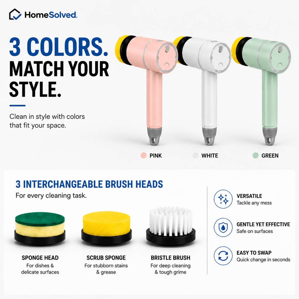 ScrubFlow™ Electric Scrubber - HomeSolved