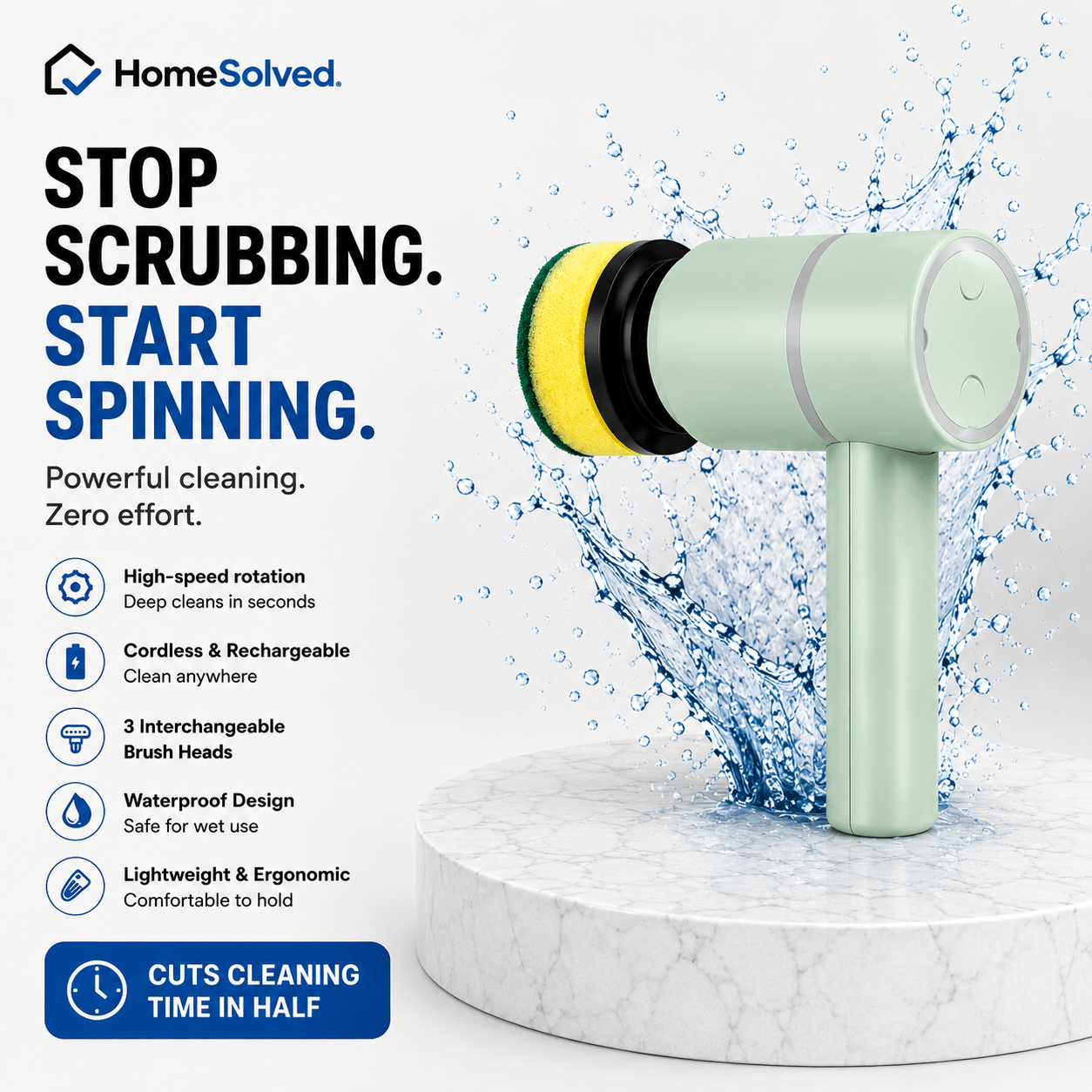 ScrubFlow™ Electric Scrubber - HomeSolved
