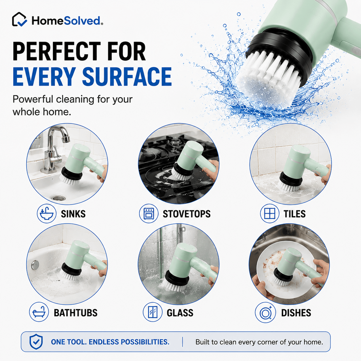 ScrubFlow™ Electric Scrubber - HomeSolved