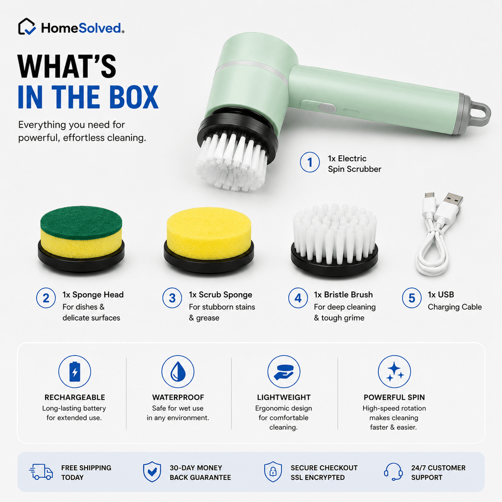 ScrubFlow™ Electric Scrubber - HomeSolved
